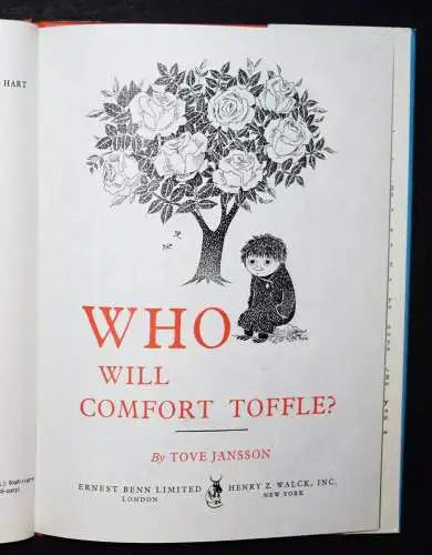 Jansson, Who will comfort Toffle? 1969 