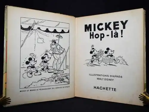 Disney, Mickey, Hop-la ! - Hachette 1934 MICKEY MOUSE POP-UP-SPIELBILDERBUCH