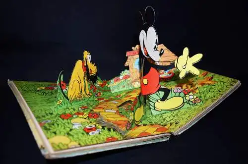 Disney, Mickey, Hop-la ! - Hachette 1934 MICKEY MOUSE POP-UP-SPIELBILDERBUCH