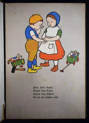 Böhm, Hotte hotte Reiter - 1910 JUGENDSTIL-KLEINKIND-BILDERBUCH REIME