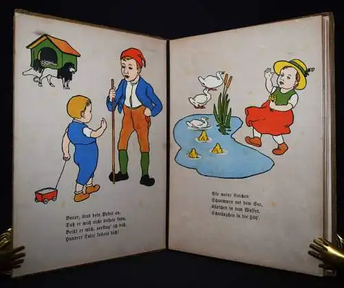 Böhm, Hotte hotte Reiter - 1910 JUGENDSTIL-KLEINKIND-BILDERBUCH REIME
