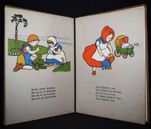 Böhm, Hotte hotte Reiter - 1910 JUGENDSTIL-KLEINKIND-BILDERBUCH REIME