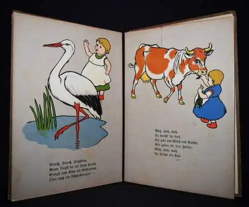 Böhm, Hotte hotte Reiter - 1910 JUGENDSTIL-KLEINKIND-BILDERBUCH REIME