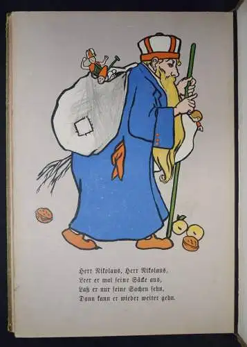 Böhm, Hotte hotte Reiter - 1910 JUGENDSTIL-KLEINKIND-BILDERBUCH REIME