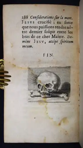 Lalemant, Pierre. Testament spirituel - 1669 MEMENTO MORI TOD STERBEN