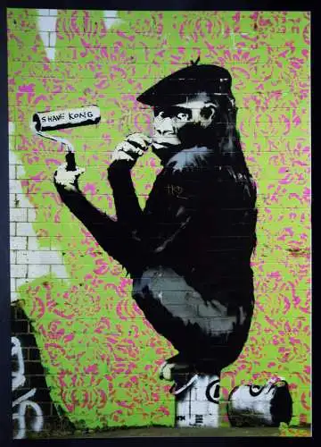 Banksy, Portfolio.  8 High-Quality Art Prints - STREET POP-ART GRAFITTI