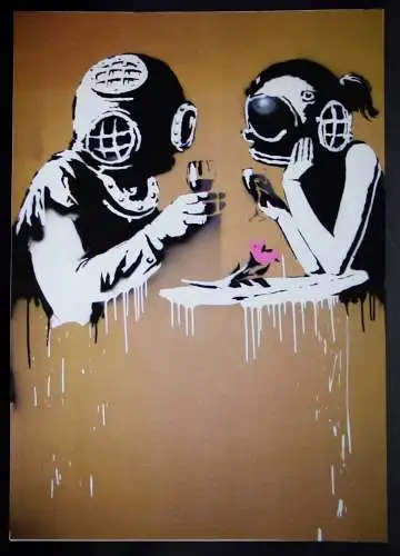 Banksy, Portfolio.  8 High-Quality Art Prints - STREET POP-ART GRAFITTI