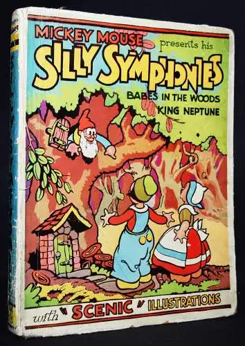 Disney, Mickey Mouse presents his Silly Symphonies - um 1935 POP-UP-BOOK