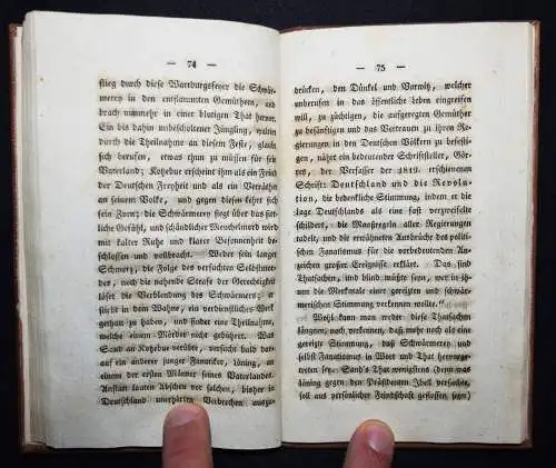 Tzschirner, Die Gefahr einer Deutschen Revolution - 1823 FRANZÖSISCHE REVOLUTION