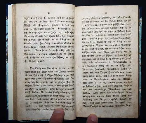 Gentz, Ueber den Ursprung und Charakter des Krieges 1801 REVOLUTION 1848NAPOLEON