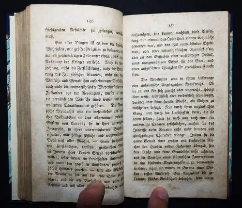 Gentz, Ueber den Ursprung und Charakter des Krieges 1801 REVOLUTION 1848NAPOLEON