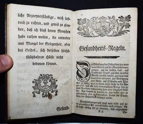 Sarasa, Kunst allezeit lustig zu leben, und ruhig zu sterben - 1755 MEDIZIN