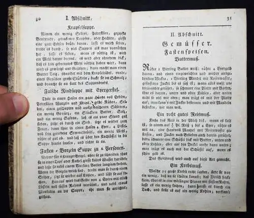 Bürger, Die gelehrige Hauswirthin - 1808 HAUSWIRTSCHAFT KOCHEN BACKEN KOCHBUCH