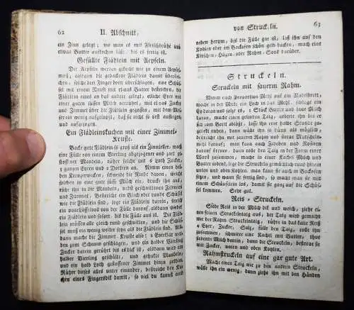 Bürger, Die gelehrige Hauswirthin - 1808 HAUSWIRTSCHAFT KOCHEN BACKEN KOCHBUCH