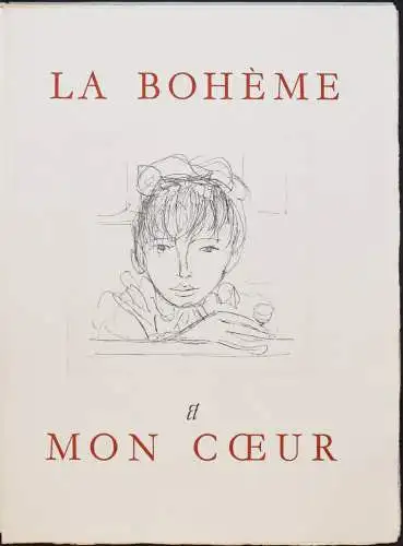 Carco, Francis. La Boheme et mon coeur 1943 SIGNIERT NUM 1/20  RADIERUNG MATISSE