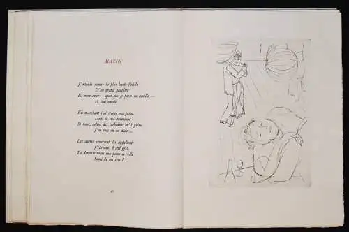 Carco, Francis. La Boheme et mon coeur 1943 SIGNIERT NUM 1/20  RADIERUNG MATISSE