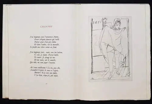 Carco, Francis. La Boheme et mon coeur 1943 SIGNIERT NUM 1/20  RADIERUNG MATISSE