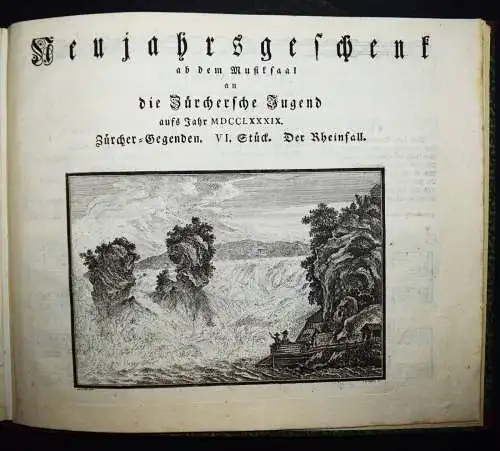 Sammlung mit 72 Neujahrsblättern der Züricher Musik-Gesellschaften BAROCK-MUSIK