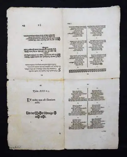 Sammlung mit 72 Neujahrsblättern der Züricher Musik-Gesellschaften BAROCK-MUSIK