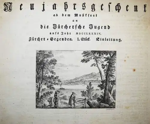 Sammlung mit 72 Neujahrsblättern der Züricher Musik-Gesellschaften BAROCK-MUSIK