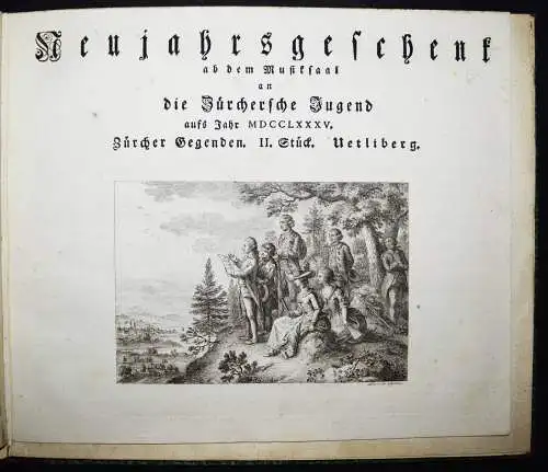 Sammlung mit 72 Neujahrsblättern der Züricher Musik-Gesellschaften BAROCK-MUSIK