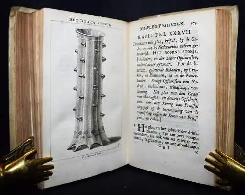 Alkemade, Nederlands displegtigheden 1732 DRINKING CUSTOMS ETHNOLOGY TRINKSITTEN