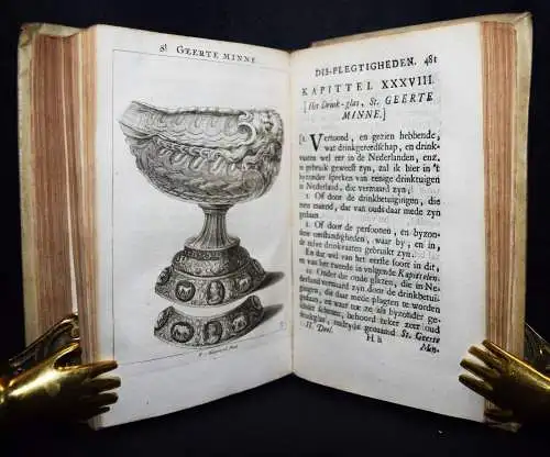 Alkemade, Nederlands displegtigheden 1732 DRINKING CUSTOMS ETHNOLOGY TRINKSITTEN