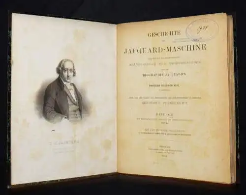 Kohl, Geschichte der Jacquard-Maschine  1872 COMPUTER LOCHKARTEN TEXTILINDUSTRIE