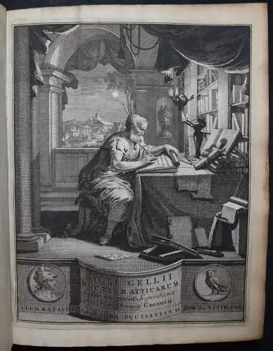 Gellius, Noctium Atticarum libri XX - Die attischen Nächte. Leiden 1706