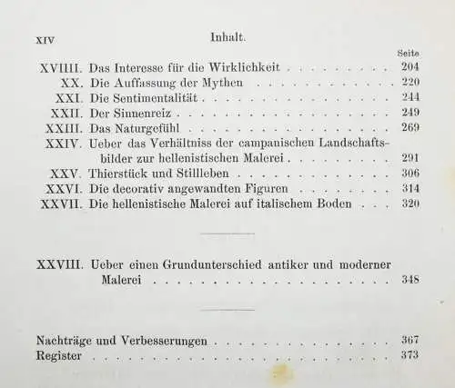 Helbig, Wandgemälde der vom Vesuv verschütteten Städte Campaniens 1868 ERSTE AUS