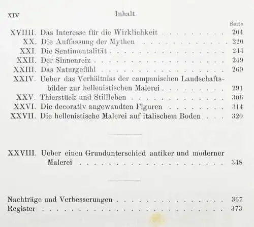 Helbig, Wandgemälde der vom Vesuv verschütteten Städte Campaniens 1868 ERSTE AUS