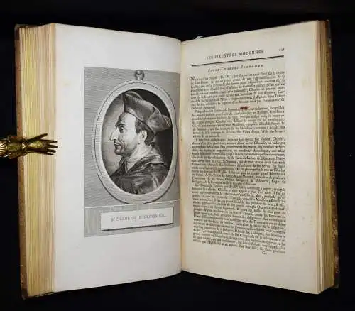 100 GROSSFORMATIGE KUPFERSTICH-PORTRAITS 1788 - Leroy, Les illustres modernes.