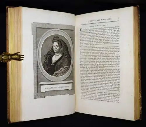 100 GROSSFORMATIGE KUPFERSTICH-PORTRAITS 1788 - Leroy, Les illustres modernes.