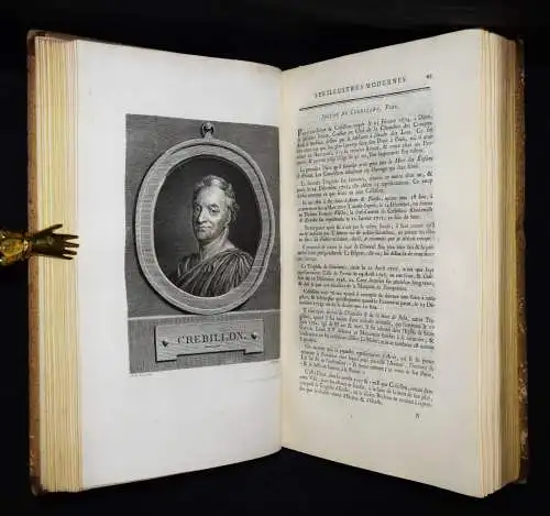 100 GROSSFORMATIGE KUPFERSTICH-PORTRAITS 1788 - Leroy, Les illustres modernes.