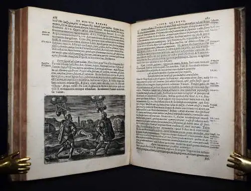 Lipsius, De militia Romana libri quinque PLANTIN 1598 MILITARIA RÖMISCHES REICH