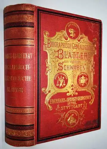 Georgii-Georgenau, Biographisch-genealogische Blätter...SCHWABEN 1879 GENEALOGIE