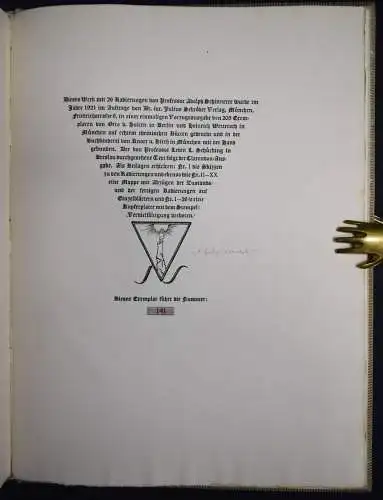 Shakespeare, The tempest 1921 SIGNIERT NUMMERIERT 1/205 PRESSENDRUCK