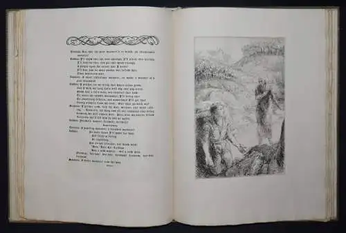 Shakespeare, The tempest 1921 SIGNIERT NUMMERIERT 1/205 PRESSENDRUCK
