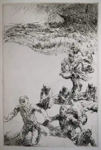Shakespeare, The tempest 1921 SIGNIERT NUMMERIERT 1/205 PRESSENDRUCK