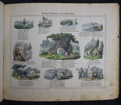 Bilderschatz aus dem Kinder- und Familienleben. BIEDERMEIER KINDERBUCH 1844