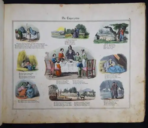 Bilderschatz aus dem Kinder- und Familienleben. BIEDERMEIER KINDERBUCH 1844