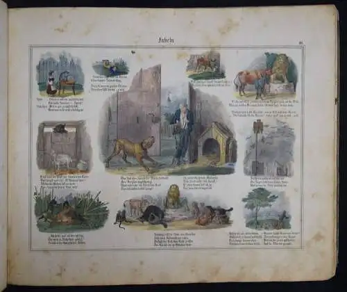 Bilderschatz aus dem Kinder- und Familienleben. BIEDERMEIER KINDERBUCH 1844