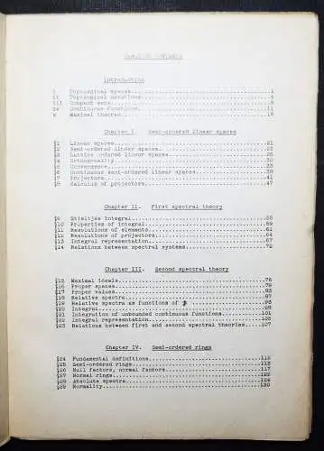 MATHEMATHICS - MATHEMATIK - Nakano, Modern spectral theory 1950 FIRST EDITION
