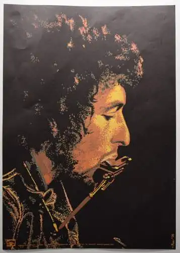 Dylan, Bob. Plakat + Konzert-Programm - PLAKATKUNST  ROCK-POP-KULTUR