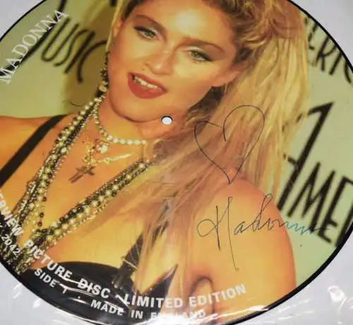 Madonna, Interview Picture Disc SIGNIERT VINYL SCHALLPLATTE