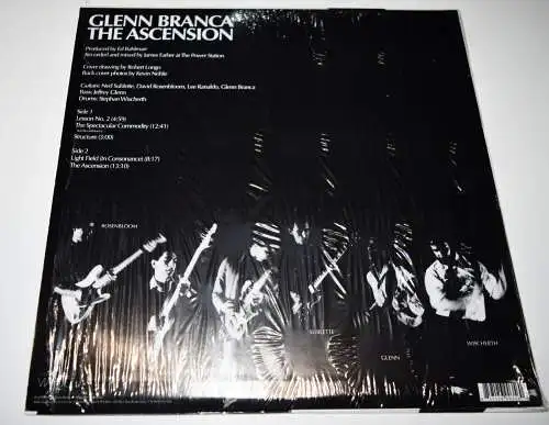 ROBERT LONGO – Glenn Branca, The Ascension SIGNED VINYL