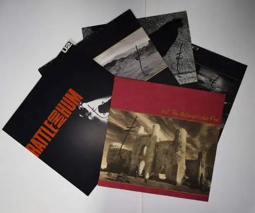 Corbijn, Anton. U2, 6 Albums, Covers SIGNED