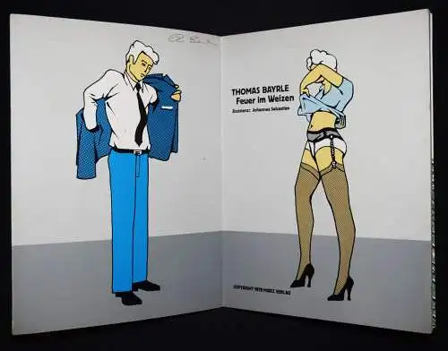 Bayrle, Thomas. Feuer im Weizen. März 1970 EROTICA-POP-ART