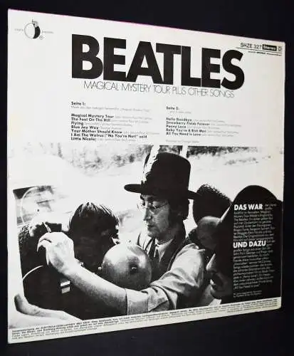Edelmann, Heinz. Die Beatles in Yellow Submarine 84 X 59 cm PLAKAT + Vinyl LP