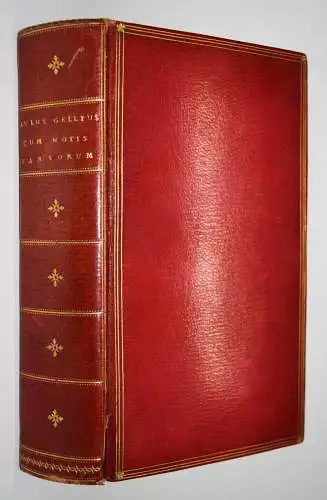 Gellius, Aulus. Noctes Atticae - 1687 RELIURE Derôme - BIBLIOTHEK HENRY HOUSSAYE